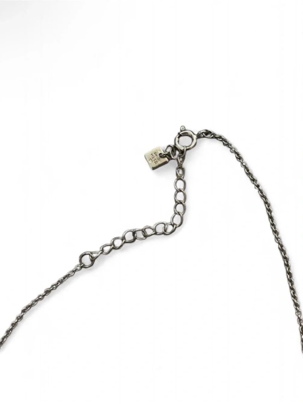 Silver Initial 'M' Pendant Necklace - Minimal Letter Charm